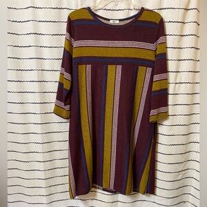 Elegant Striped Dress